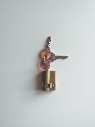 Bombin cerradura puerta garaje